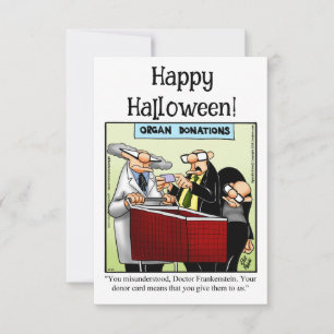 Funny Happy Halloween Humor Greeting Card