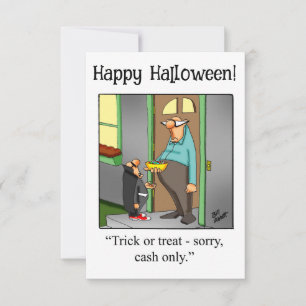 Funny Happy Halloween Humor Greeting Card