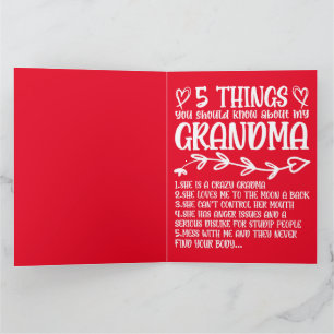 Funny Happy Holidays Grandma Card