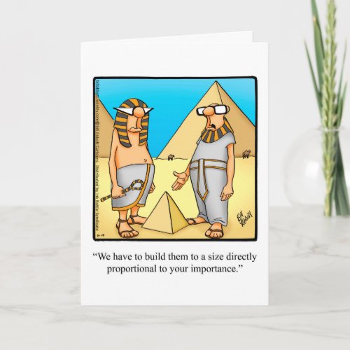 Funny Happy King Tut Day Card