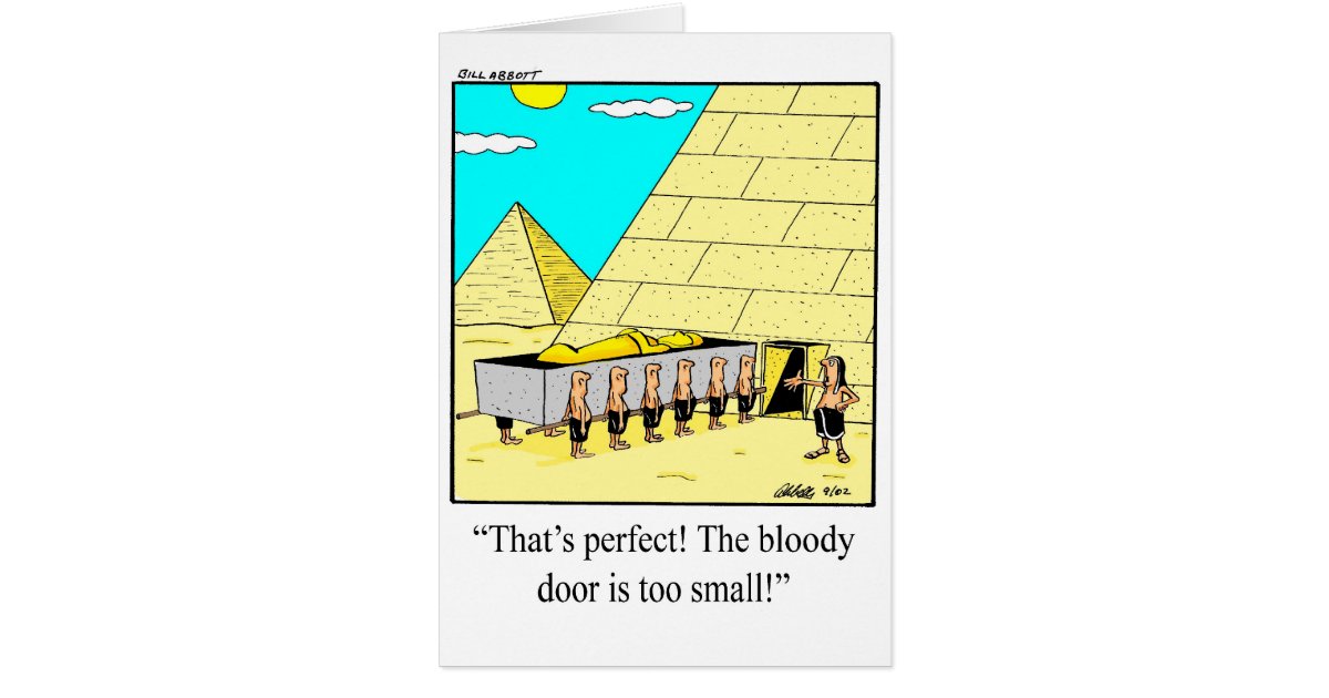 Funny Happy King Tut Day Card | Zazzle