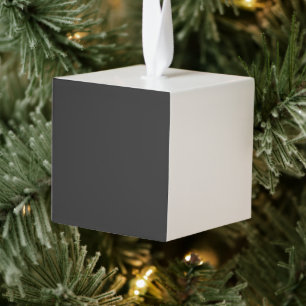 Funny Happy Little Trees Gifts Camping  Cube Ornament