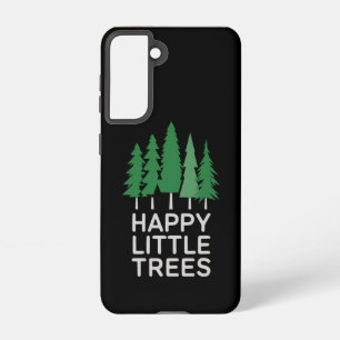 Funny Happy Little Trees Gifts Camping Samsung Galaxy S21 Case