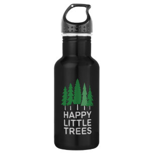 Funny Happy Little Trees Gifts Camping Stainless Steel Water Bottle