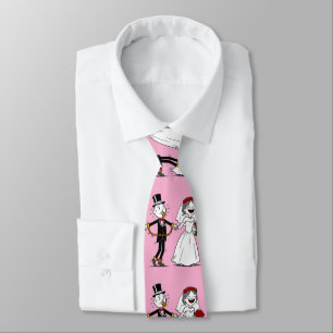 Funny happy marriage neck tie