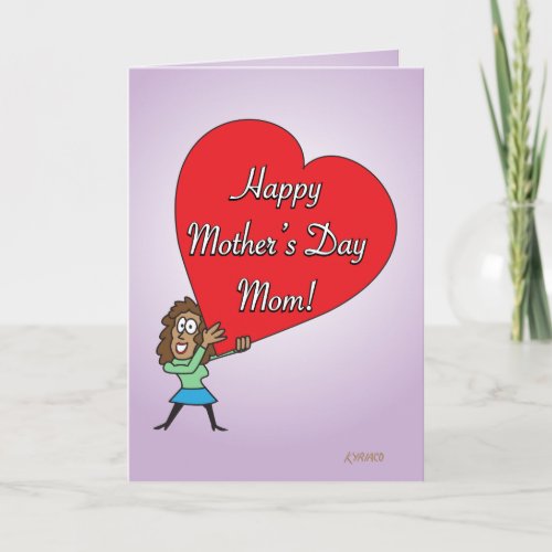 Funny Happy Mothers Day Card from Daughter 1