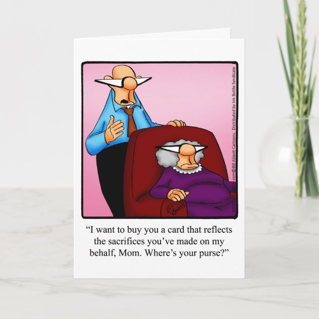 Funny Happy Mother's Day Greeting Card (Front)
