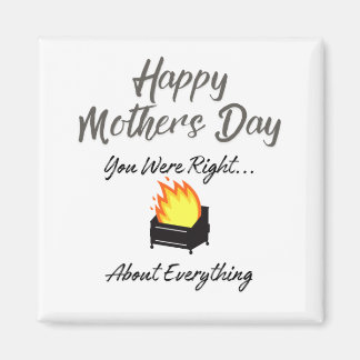 Funny Happy Mothers Day Magnet