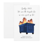 Funny Happy New Year Dumpster Fire