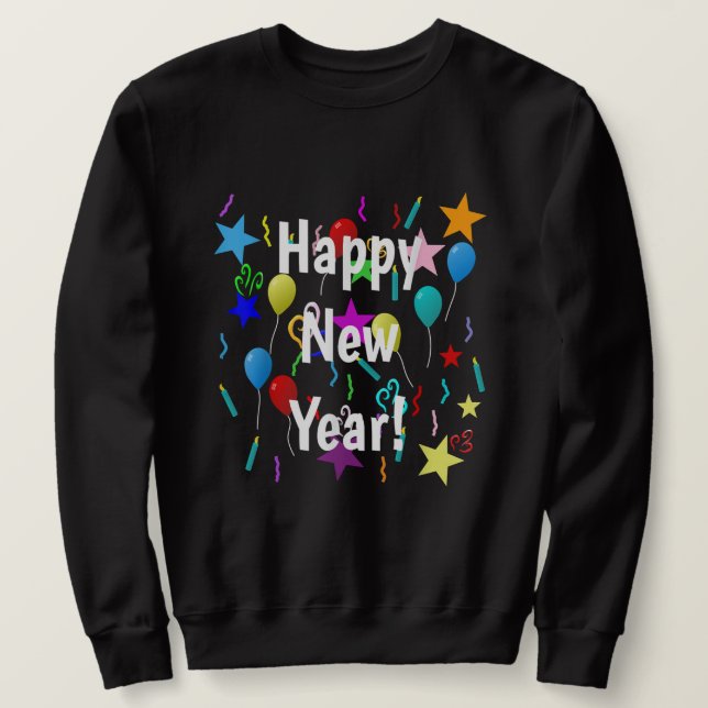 Funny Happy New Year Eve 2023 Party Decorations Ce Sweatshirt (Design Front)