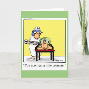 Funny Nurse Cartoons Cards | Zazzle