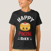 Funny Happy Paczki Day Polish, Fat Thursday Donut Poland Baby Bodysuit