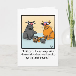 Funny Happy Pet Owner's Day Greeting Card