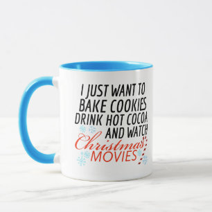 Funny happy quotes sayings Christmas tree gift  Mug