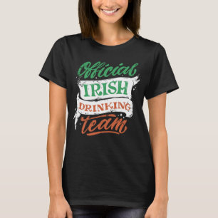 Funny Happy St. Patrick's Day Drinking men woman k T-Shirt