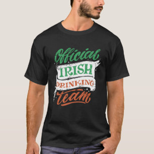 Funny Happy St. Patrick's Day Drinking men woman k T-Shirt