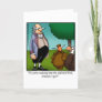 Funny Happy Thanksgiving Humor Greeting Card