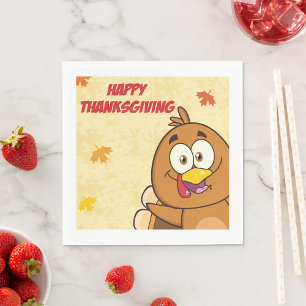 Funny Happy Thanksgiving Napkins