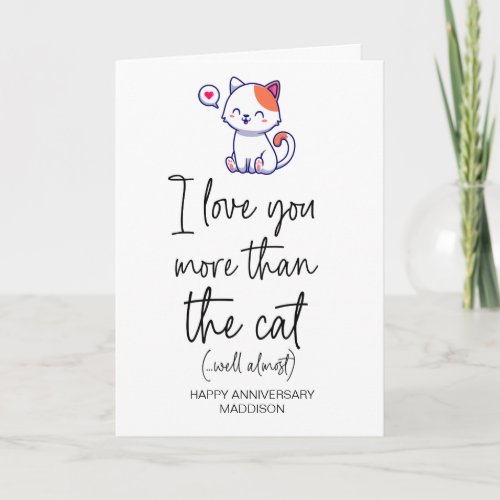 Funny Happy Valentines Day Gift for Boyfriend Love Card