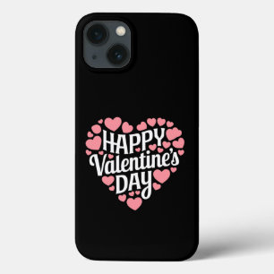 Funny Happy Valentines Day Heart Love Valentine  iPhone 13 Case