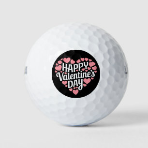 Funny Happy Valentines Day Heart Love Valentine Golf Balls