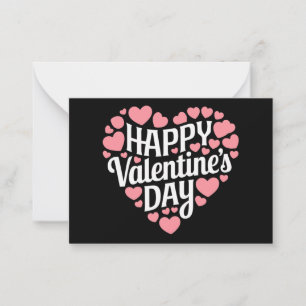 Funny Happy Valentines Day Heart Love Valentine Note Card