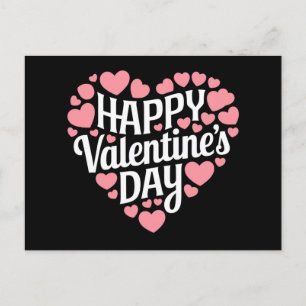 Funny Happy Valentines Day Heart Love Valentine Postcard