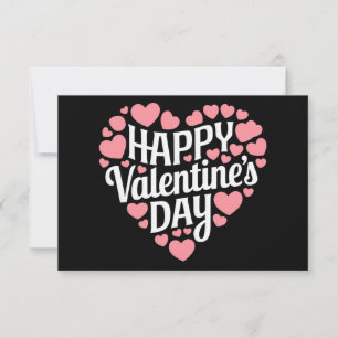 Funny Happy Valentines Day Heart Love Valentine Thank You Card
