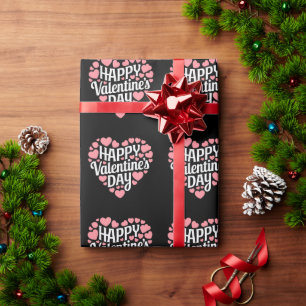 Funny Happy Valentines Day Heart Love Valentine Wrapping Paper