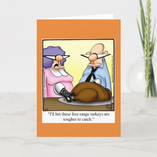 Funny Hapy Thanksgiving Day Card