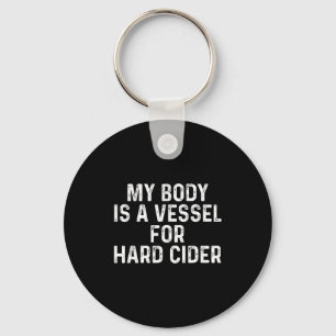 Funny Hard Cider Keychain