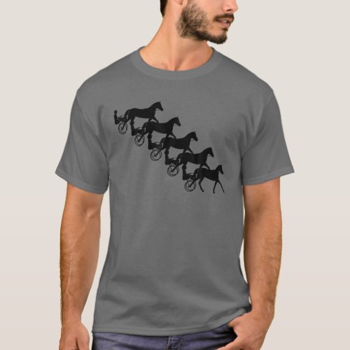 Funny Harness Horse Racing Gift Men Women Cool Ret T_Shirt
