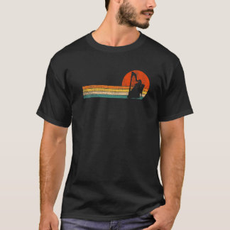 Funny Harp Player Harpist Orchestra Retro Vintage T-Shirt