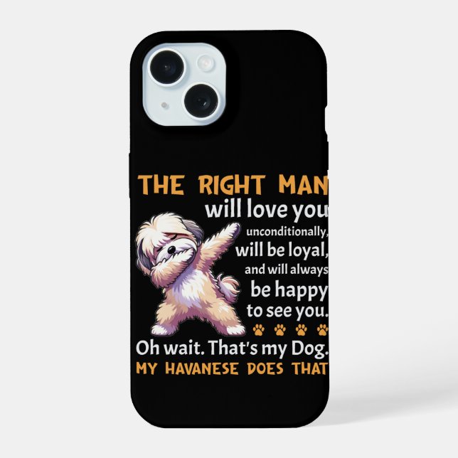Funny Havanese Dog Iphone Case (Back)