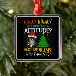 Funny Havanese Dog Metal Ornament