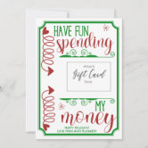 Treat Yo Self Holiday Gift Card Holder