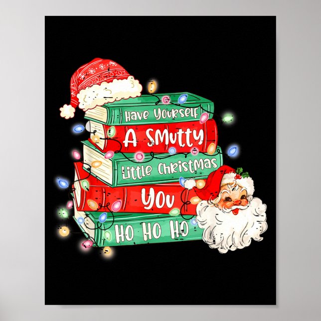 Funny Have Yourself A Smutty Little Christmas Book Poster (Front)