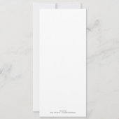 Funny Havest Hare flat card (Back)