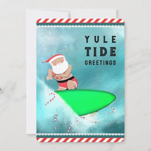 Funny Hawaii Christmas Holiday Cards