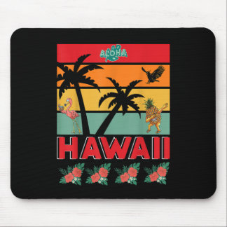 Funny Hawaiian For Women Men Palms Hibiscus Hawaii Mouse Pad