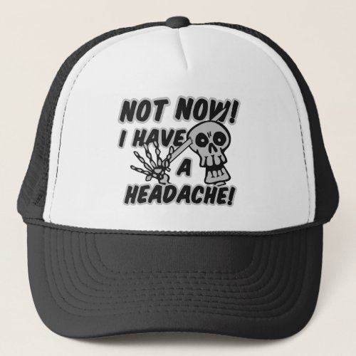 Funny Headache Skull hats