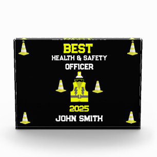 Funny Health And Safety NEBOSH Officer Acrylic Award