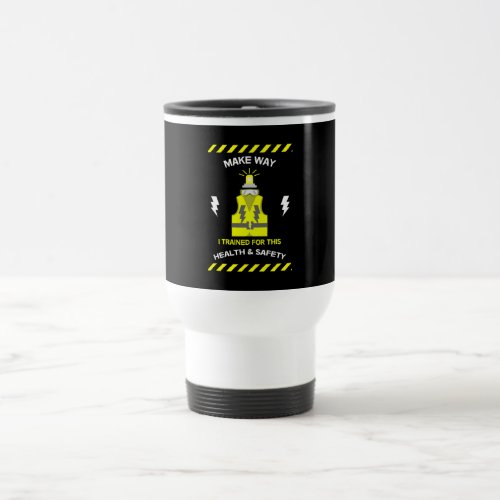 Funny Health And Safety  NEBOSH  Officer  Latte Travel Mug