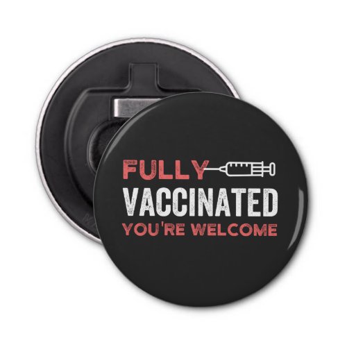 funny health pandemic pro vaccine science qua bottle opener