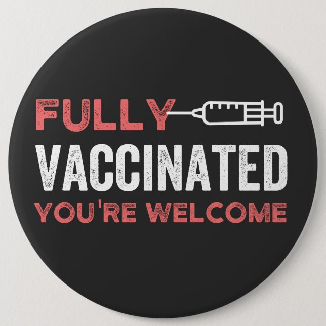 funny, health, pandemic, pro vaccine, science, qua button (Front)