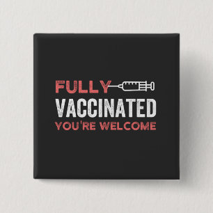 funny, health, pandemic, pro vaccine, science, qua button