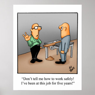 Funny Health Safety Humor Poster