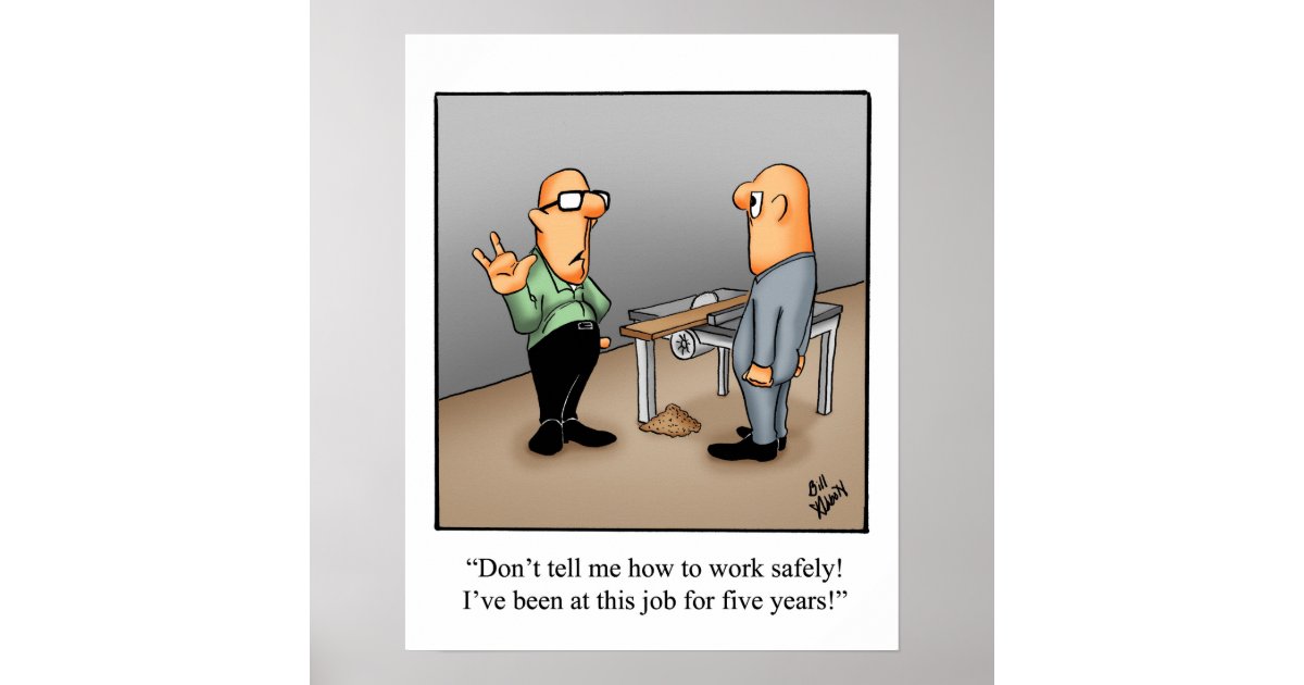 Funny Health Safety Humor Poster Zazzle occupational-health-and-safety-policy-and-occupational-health-and