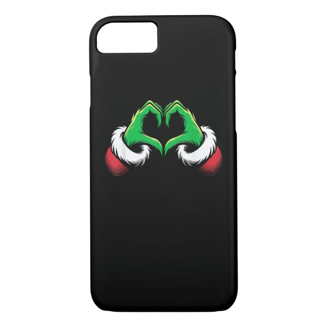 Funny Heart Hands Christmas Case-Mate iPhone Case (Back)