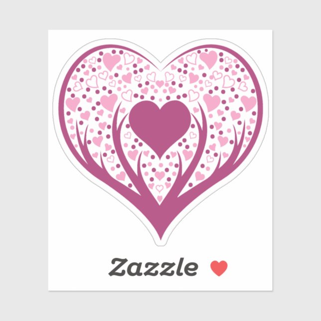 Funny Heart Sticker (Sheet)